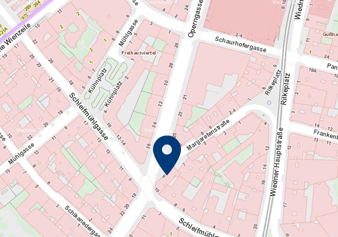 Karte Margaretenstraße 9, 1040 Wien
